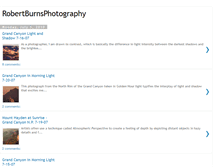 Tablet Screenshot of blog.robertburnsphotography.com